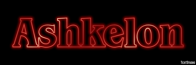 Ashkelon Efekt tekstowy