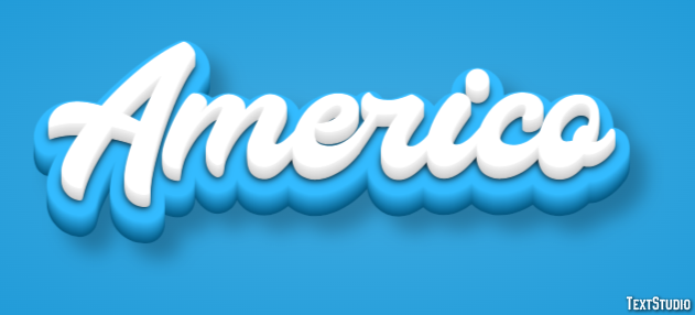 Americo Text effect