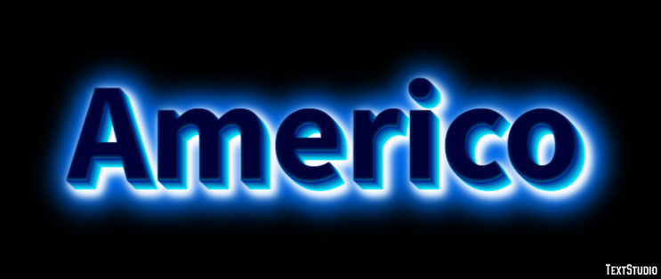 Americo Text effect