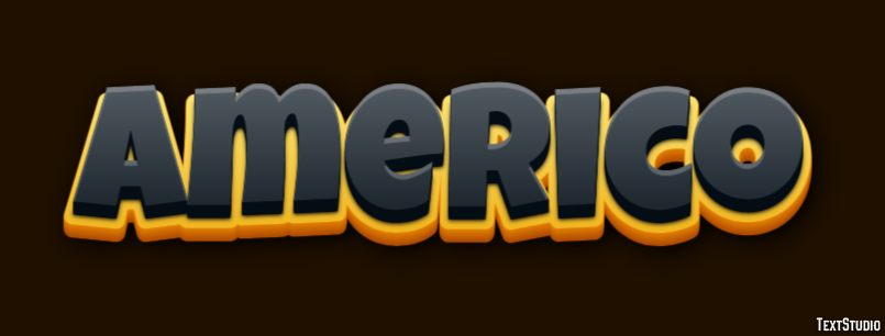 Americo Эффект текста