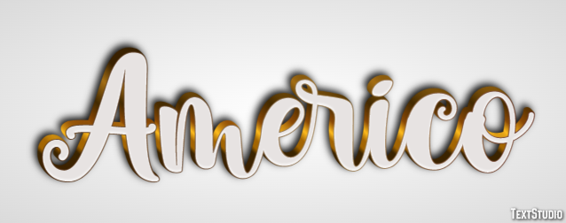 Americo Text effect