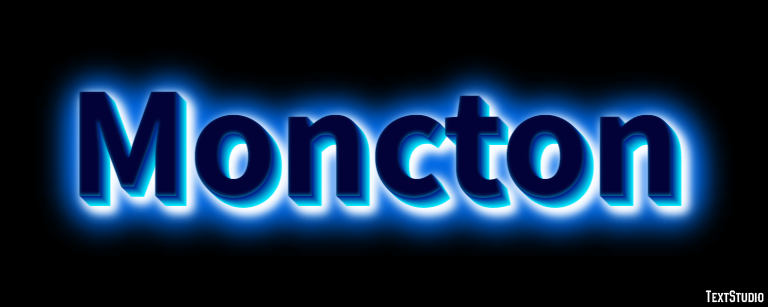 Moncton Efekt tekstowy
