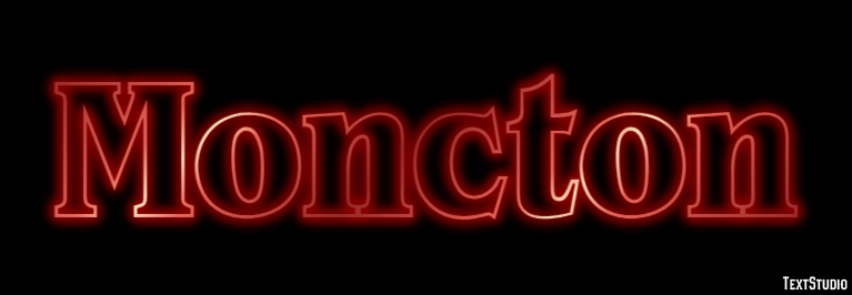 Moncton Texteffekt