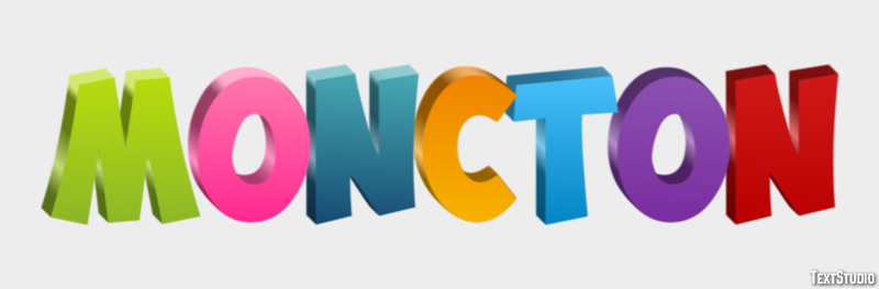 Moncton Efekt tekstowy