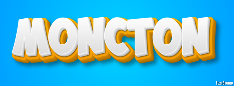 Moncton Efekt tekstowy