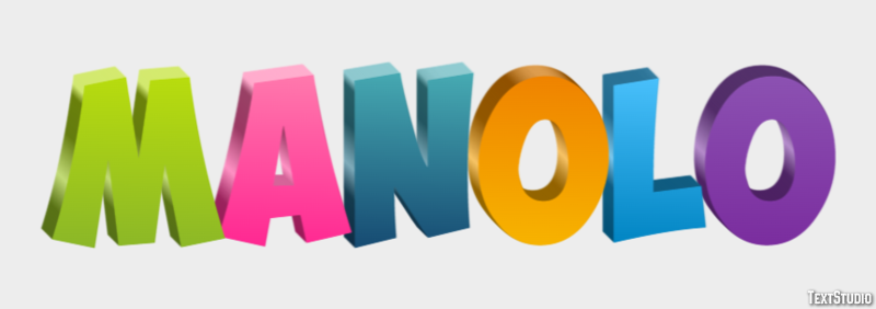 Manolo Effetto testo