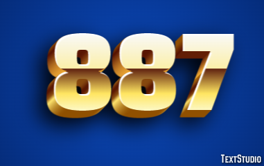 887 Text Effect
