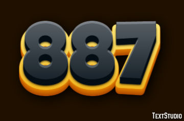 887 Text Effect