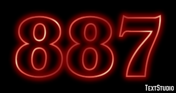 887 Text Effect