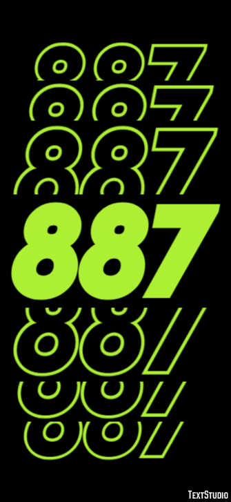 887 Text Effect