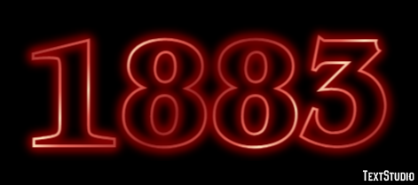 1883 Text Effect