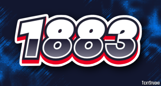 1883 Text Effect