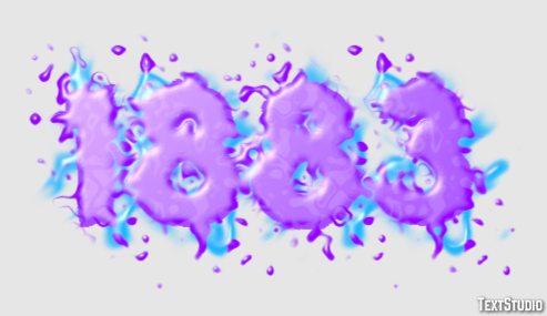 1883 Text Effect