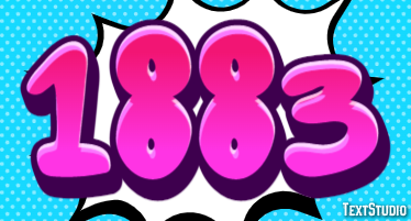 1883 Text Effect