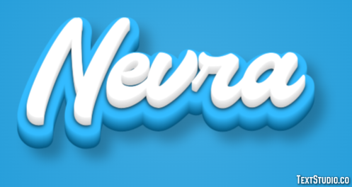 Nevra Texteffekt