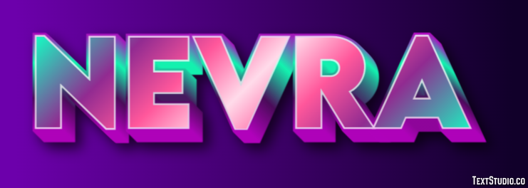 Nevra Texteffekt