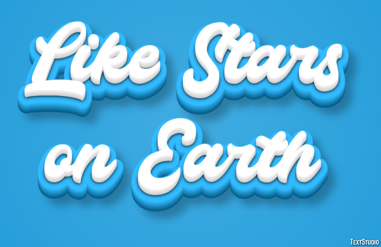 Like Stars on Earth Text Effect