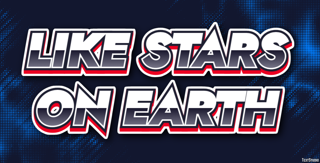 Like Stars on Earth Text Effect
