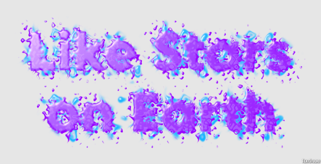 Like Stars on Earth Text Effect