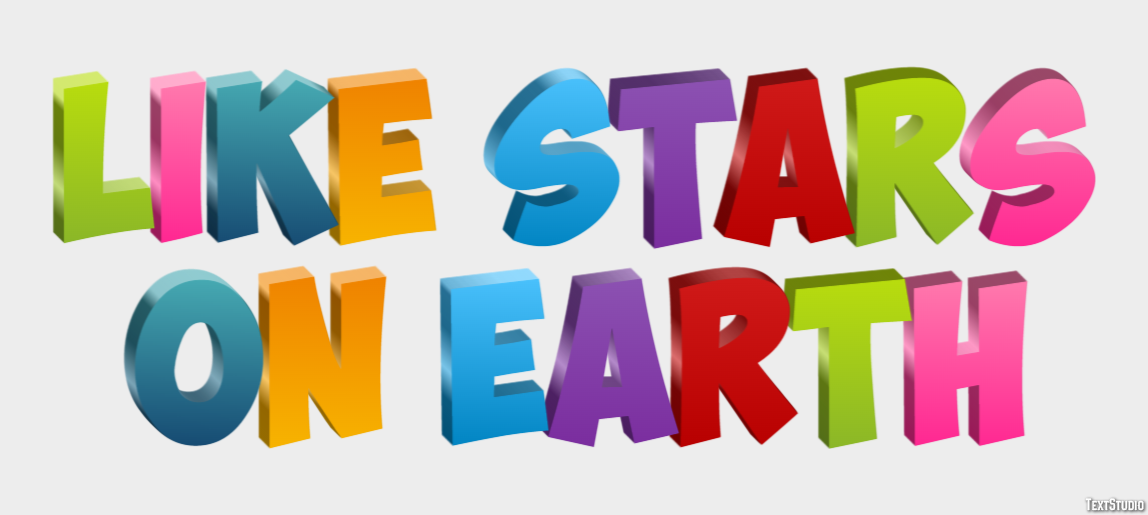 Like Stars on Earth Effetto testo