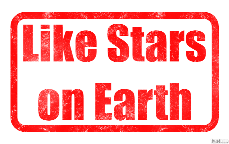 Like Stars on Earth Text Effect