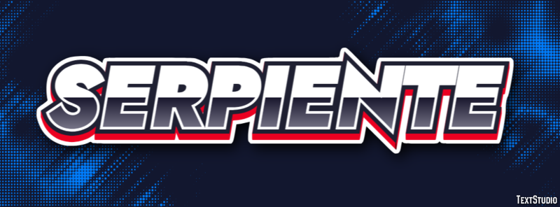 Serpiente Efecto de texto