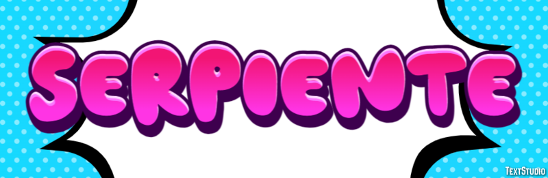 Serpiente テキスト効果