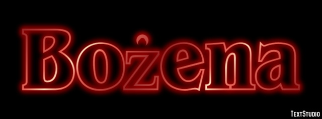 Bożena Efecto de Texto
