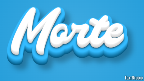 Morte Text effect