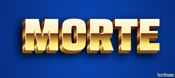 Morte Text effect