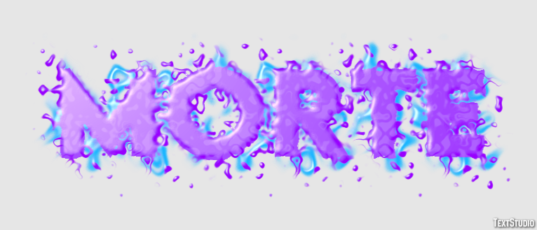 Morte Text effect