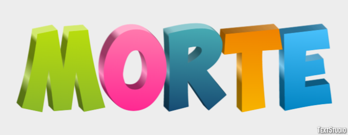 Morte Text Effect