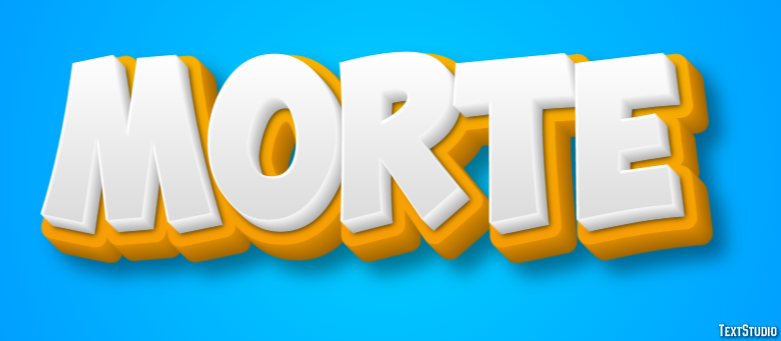 Morte Text effect