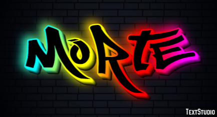 Morte Text effect
