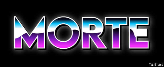 Morte Text effect