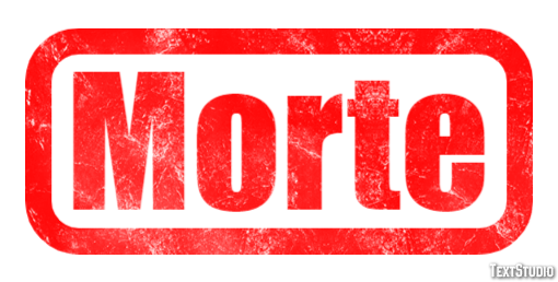 Morte Text effect