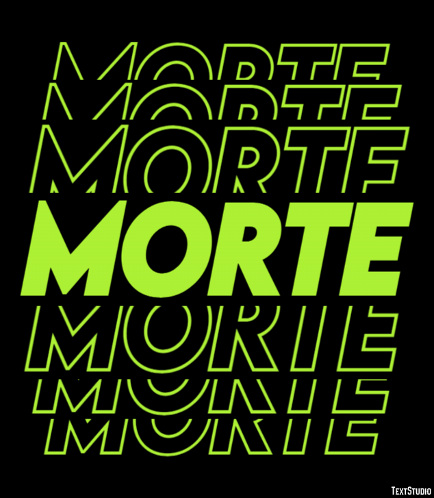 Morte Text effect