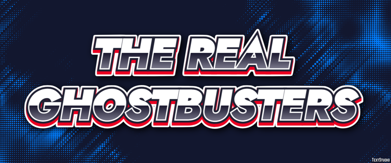 The Real Ghostbusters Text Effect