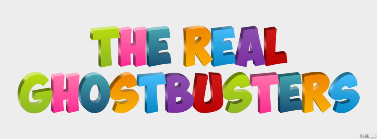 The Real Ghostbusters Text Effect
