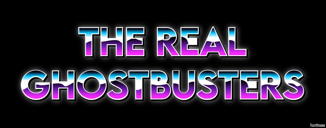 The Real Ghostbusters Effet de Texte