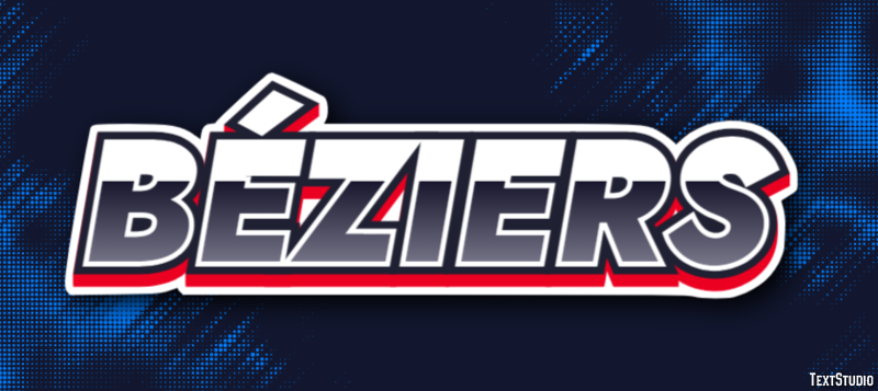 Béziers Efeito de texto