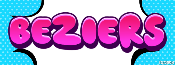 Béziers Efeito de texto