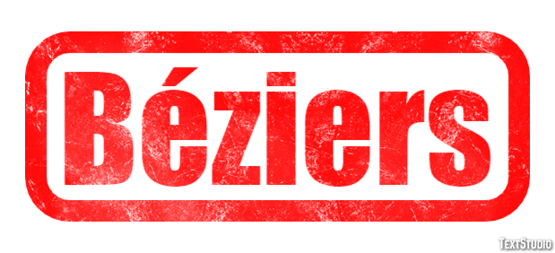 Béziers Efeito de texto