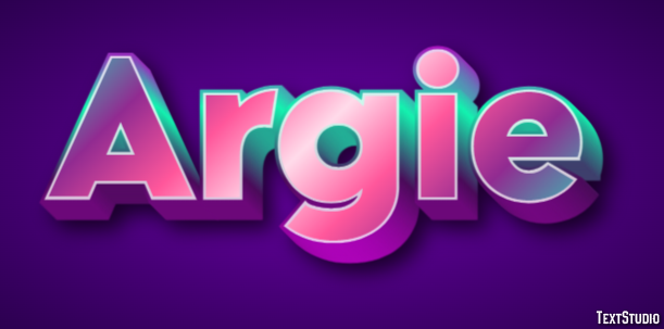 Argie Text Effect