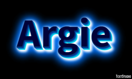Argie Texteffekt