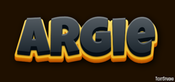 Argie Text effect