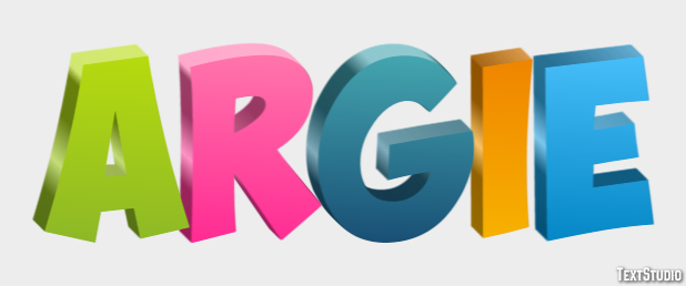 Argie Text Effect
