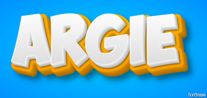 Argie Text effect
