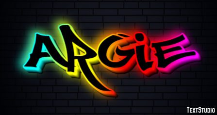 Argie Text effect