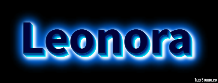 Leonora Efecto de Texto